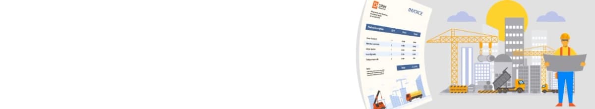 Construction Invoice Generator banner