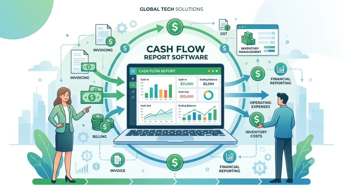 Accounting reports cash flow report software