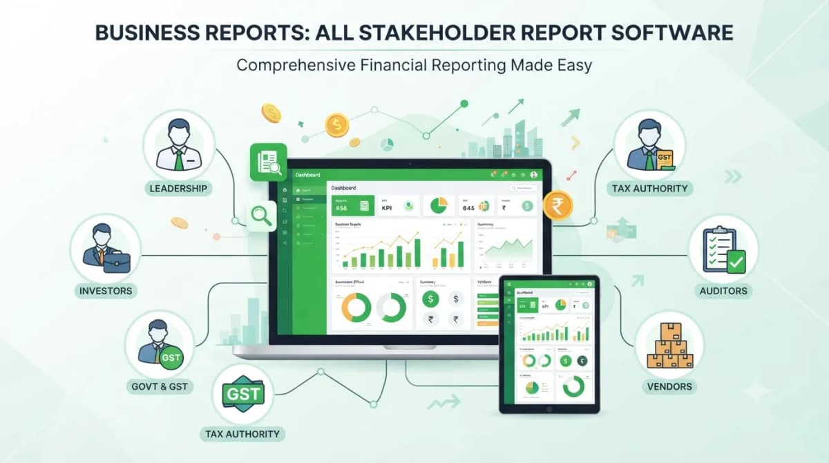 Business reports all stakeholder report software