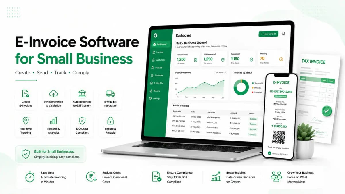 E-Invoice Software Dashboard