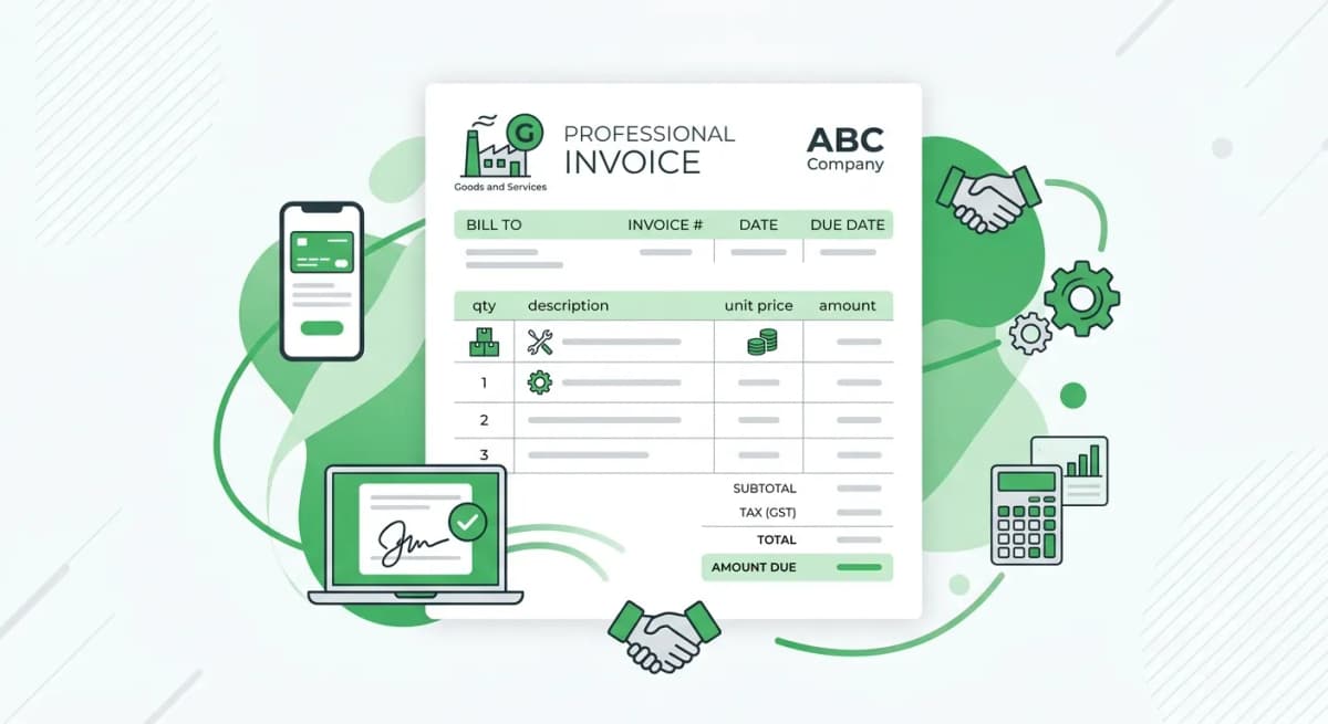 How do I create a professional invoice?