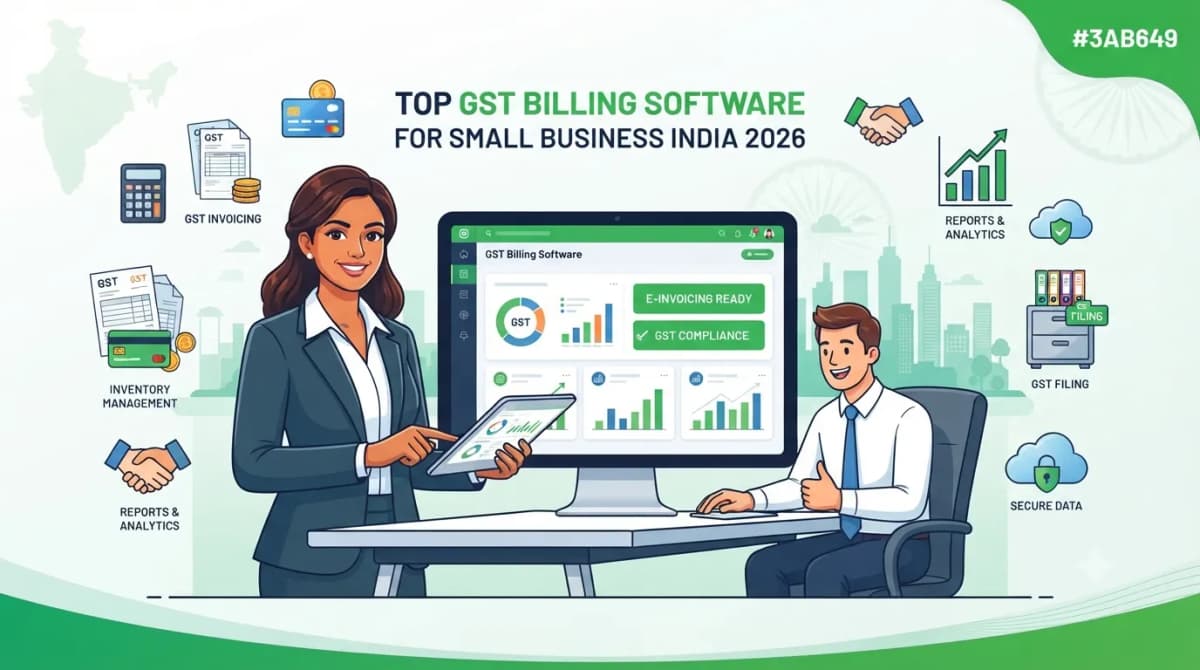 Top gst billing software for small business india 2026